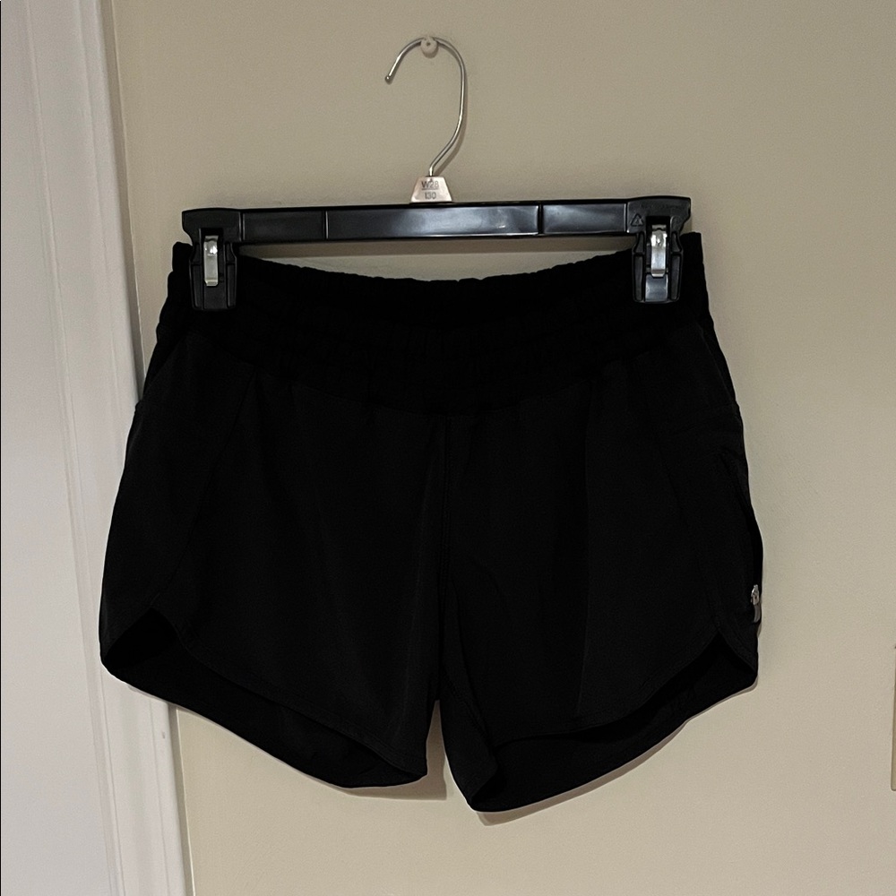 Lululemon Athletica Black Hotty Hot Shorts